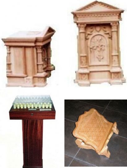 ATRILES SAGRARIOS Y LAMPADARIOS