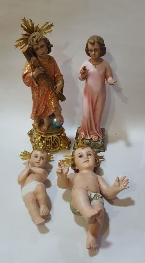 NIÑOS JESUS PASTA DE MADERA 2 NIÑOS JESUS PASTA DE MADERA 2